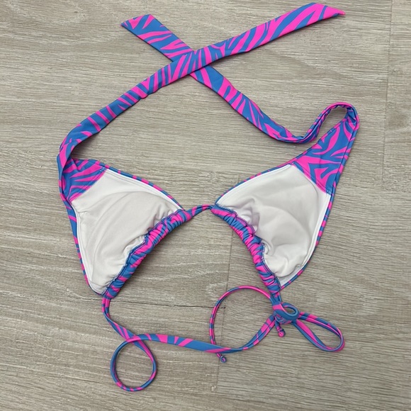 Colorful bathing suit top - Picture 3 of 3